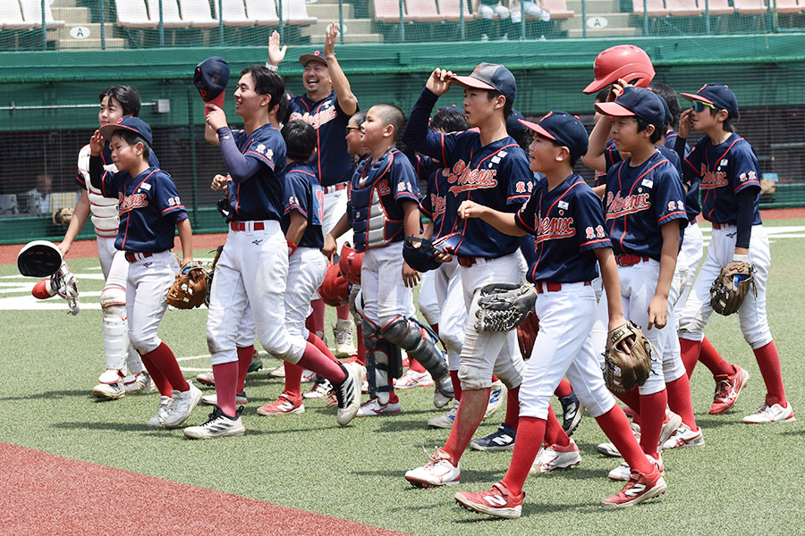 船橋フェニックス・森下貴斗（左）と大野凌駕【写真：高橋幸司】