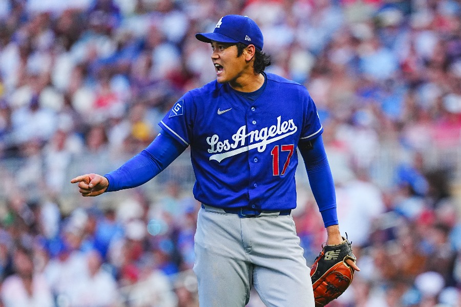 ツインズ戦に先発したドジャース・大谷翔平【写真：荒川祐史】
