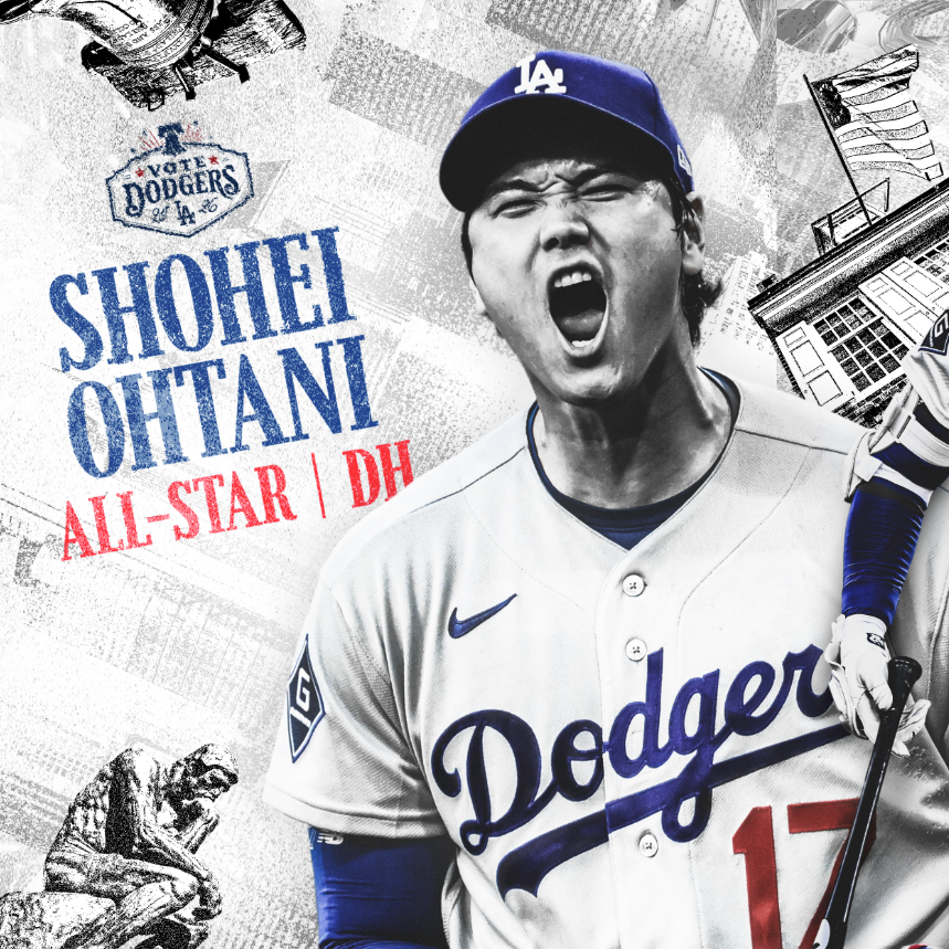 ドジャース公式Xが投稿した画像【写真提供：ドジャース】