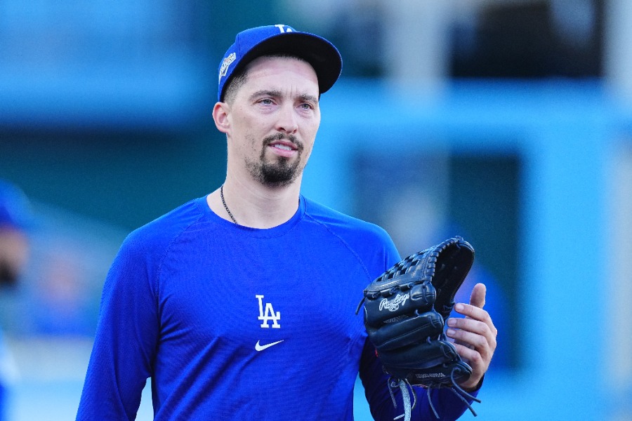 ドジャースのブレイク・スネル【写真：荒川祐史】