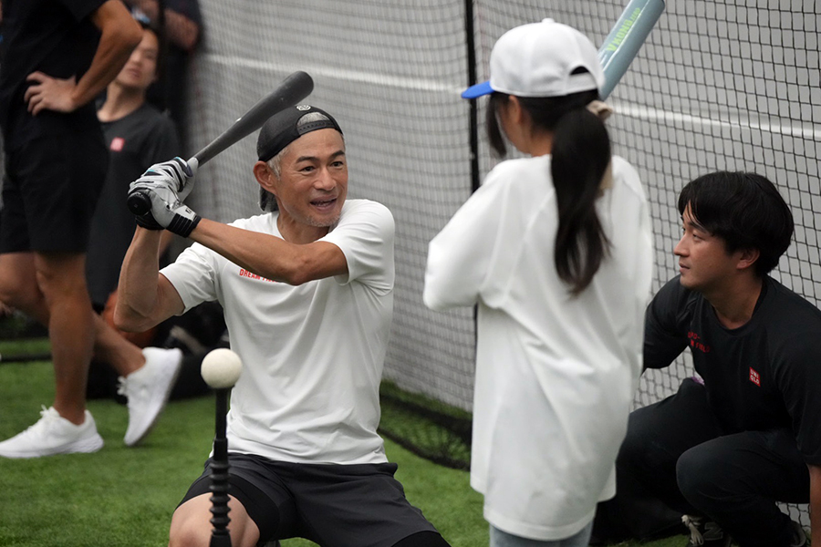 「第2回 イチロー DREAM FIELD DAY」に登場したイチロー氏【写真：藤岡雅樹】