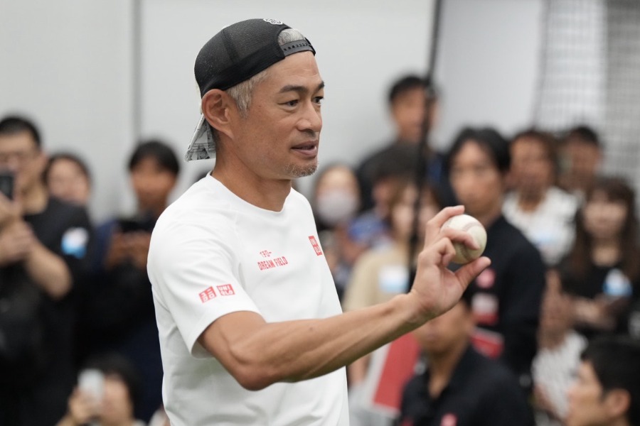「第2回 イチロー DREAM FIELD DAY」に登場したイチロー氏【写真：藤岡雅樹】
