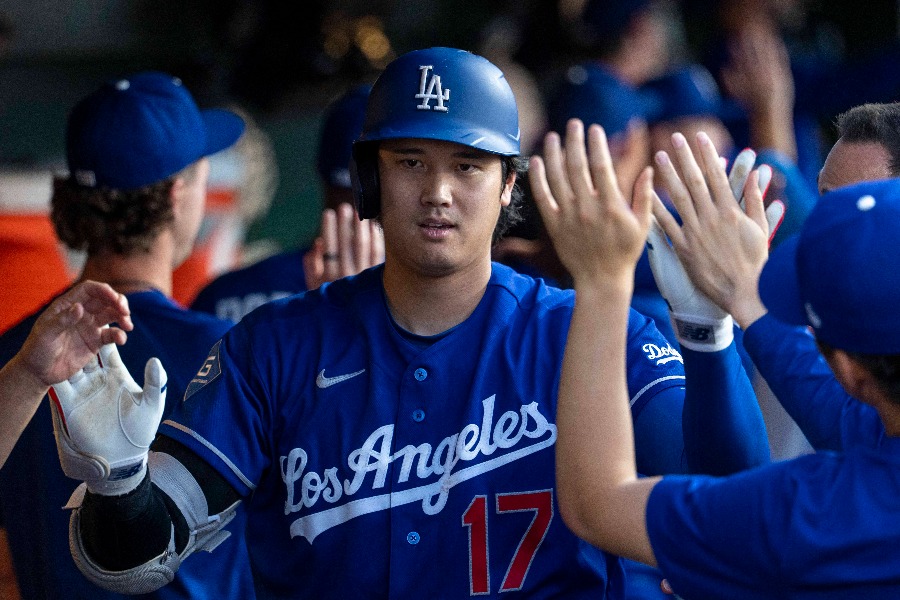 18号を放ったドジャース・大谷翔平【写真：ロイター】