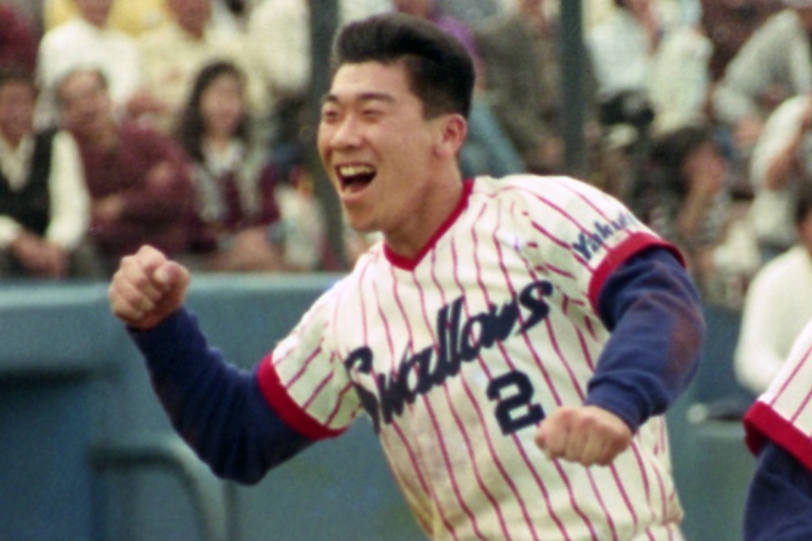 ヤクルト時代の飯田哲也氏【写真提供：産経新聞社】