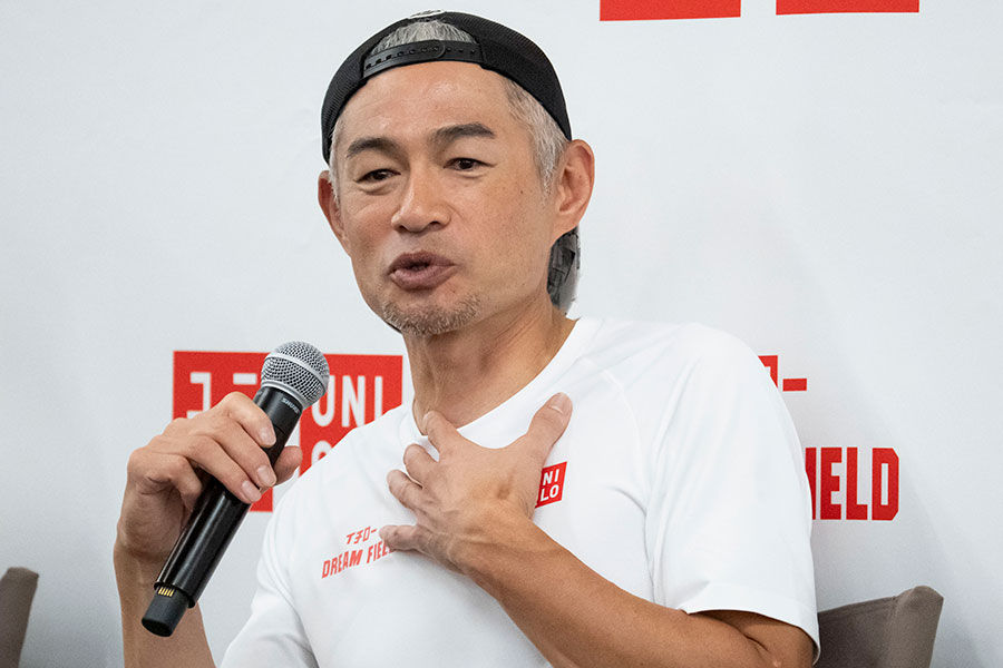 DREAM FIELD DAYに参加したイチロー氏【写真：藤岡雅樹】