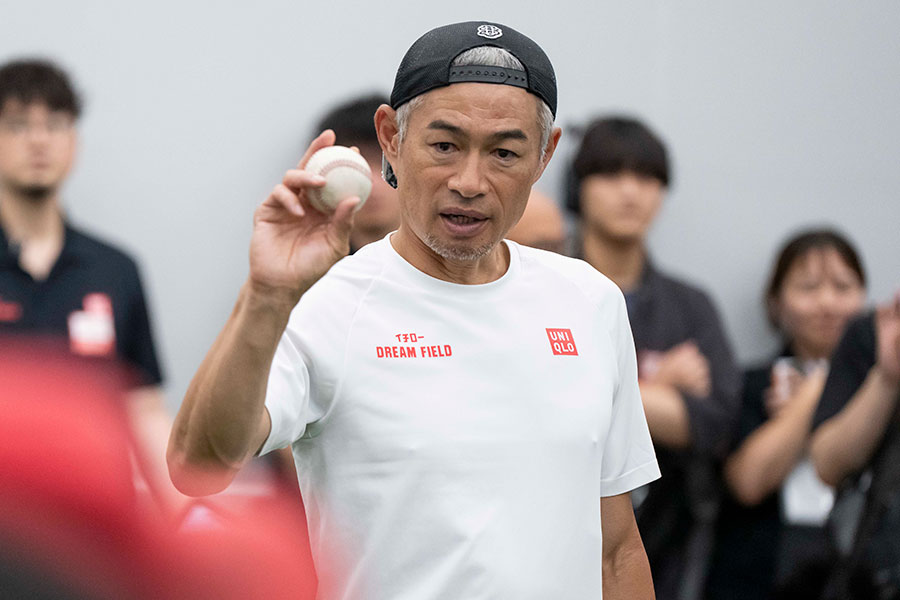 DREAM FIELD DAYに参加したイチロー氏【写真:藤岡雅樹】