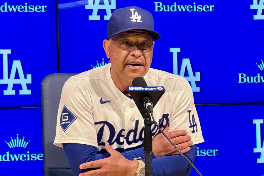 ドジャースのデーブ・ロバーツ監督【写真:小谷真弥】