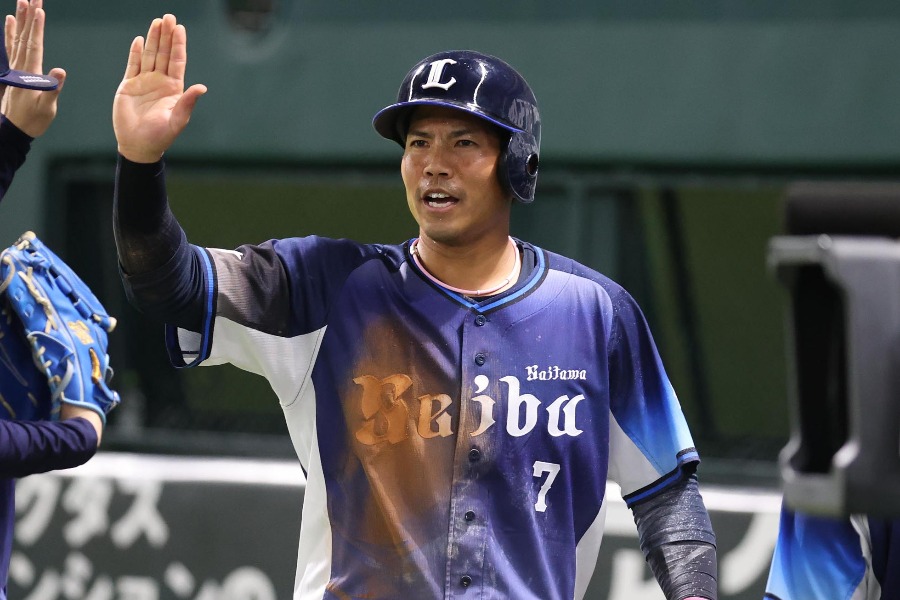 西武・桑原将志【写真：栗木一考】