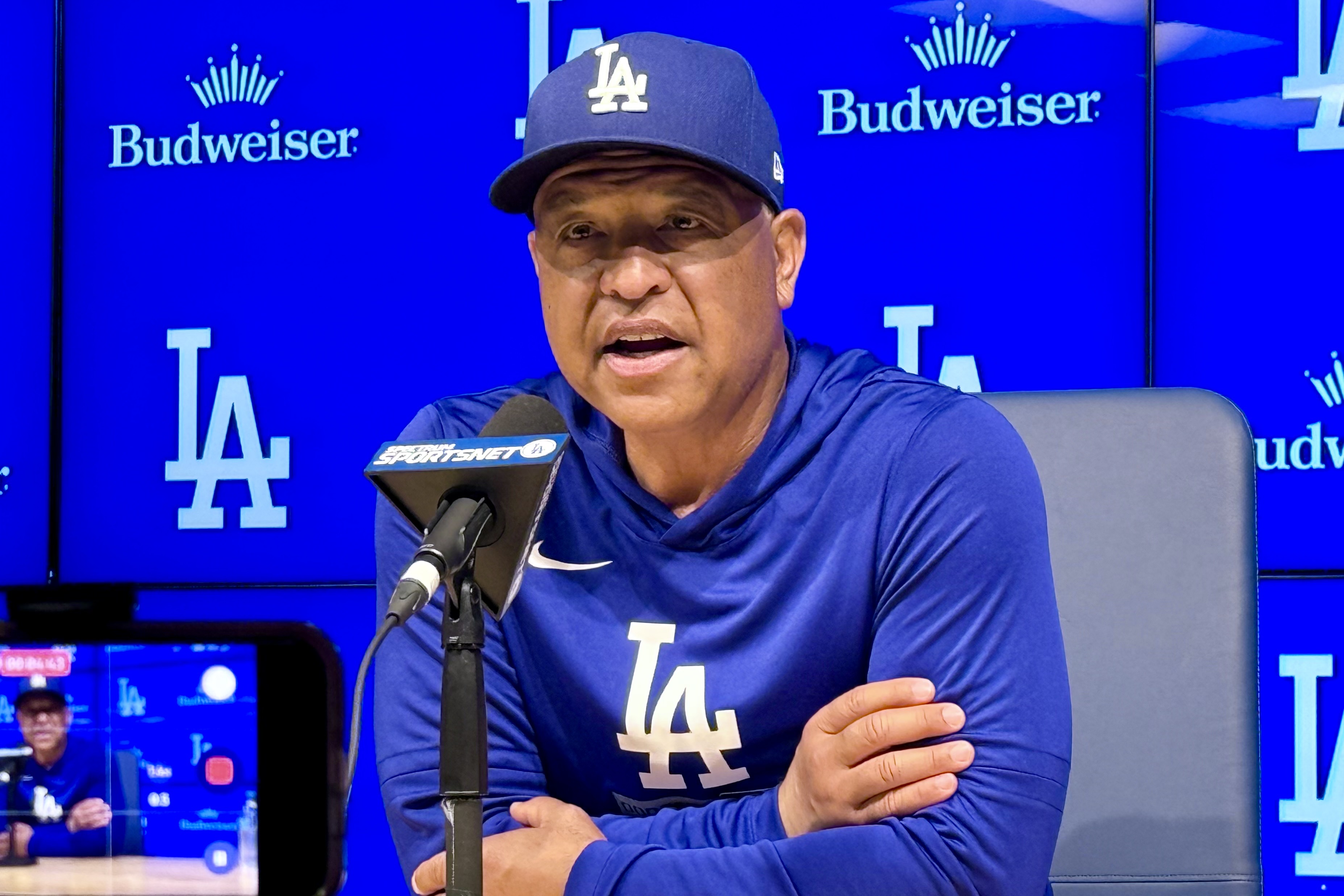 ドジャースのデーブ・ロバーツ監督【写真：小谷真弥】
