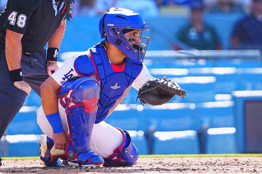 ドジャースのエリエセル・アルフォンゾJr.【写真:荒川祐史】