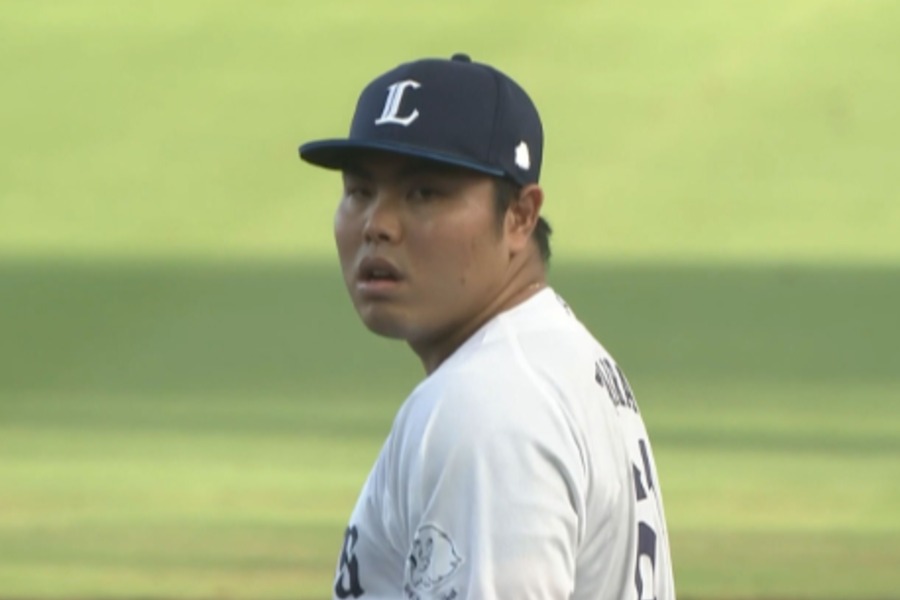沖縄県出身投手初の地元凱旋勝利を飾った西武・平良海馬【画像:パーソル パ・リーグTV】
