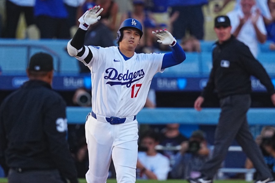 20号を放ったドジャース・大谷翔平【写真:荒川祐史】