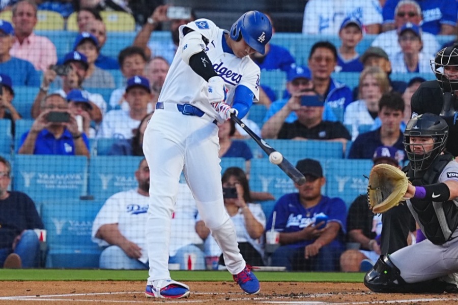 20号を放ったドジャース・大谷翔平【写真:荒川祐史】