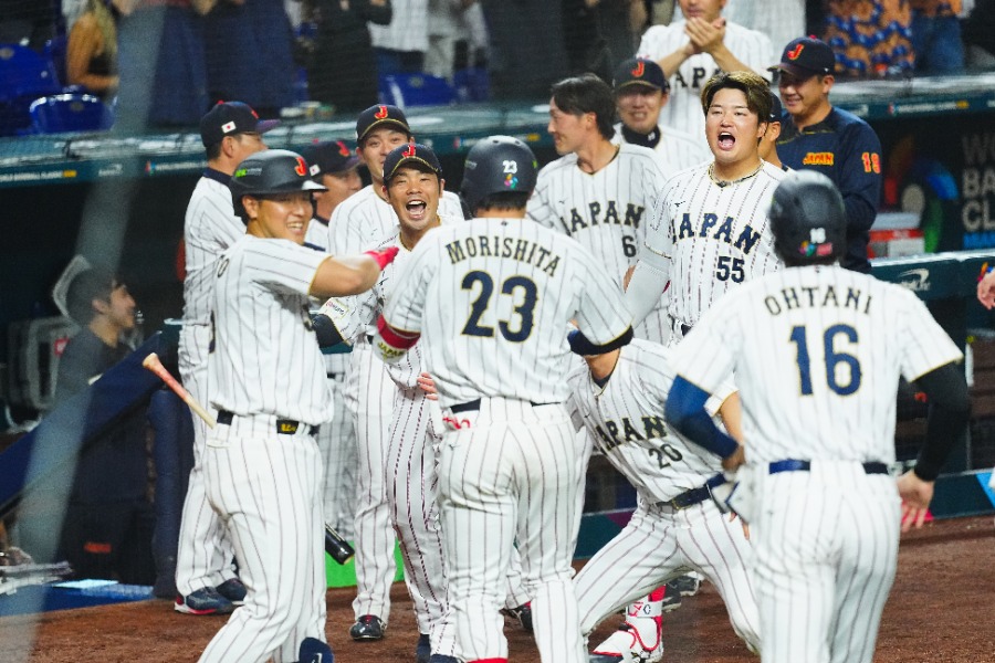 WBCを全力で戦った侍ジャパン【写真：荒川祐史】
