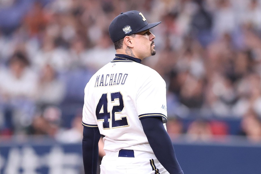 オリックスのアンドレス・マチャド【写真：栗木一考】