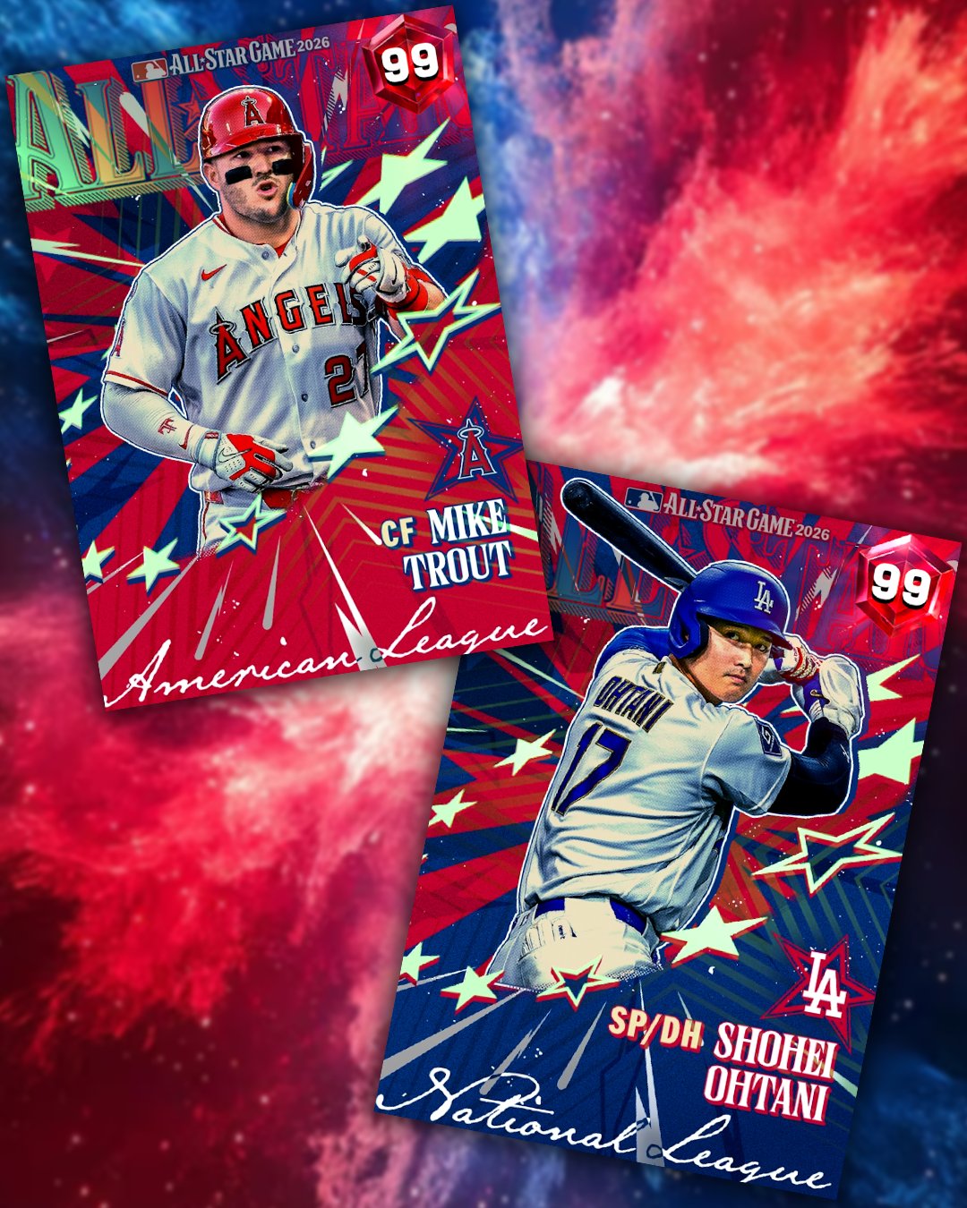 MLB公式Xが公開した「MLB The Show 26」に登場する特別カード(画像はMLB公式Xよりスクリーンショット)