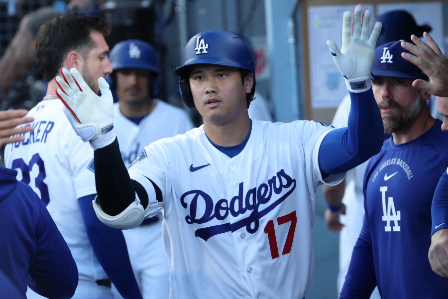 Dバックス戦で21号を放ったドジャース・大谷翔平【写真:ロイター】
