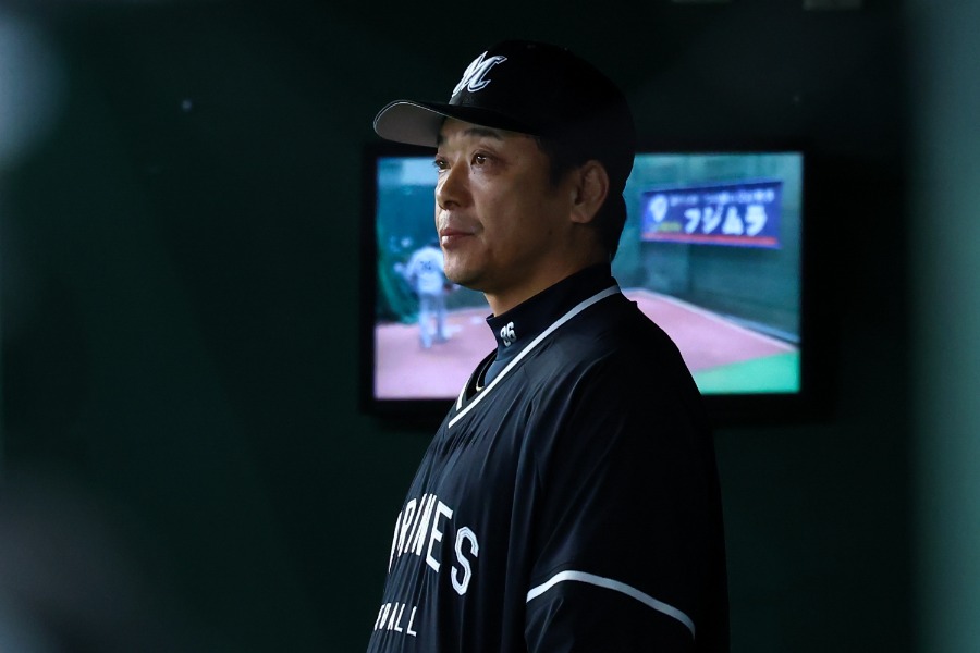 ロッテ・サブロー監督【写真：加治屋友輝】
