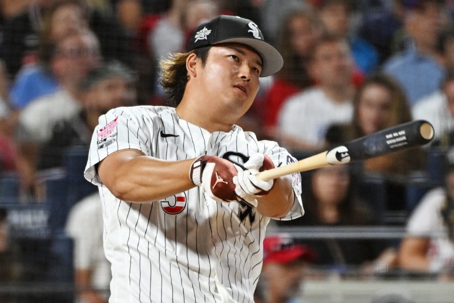 HRダービーに出場したWソックス・村上宗隆【写真：ロイター】
