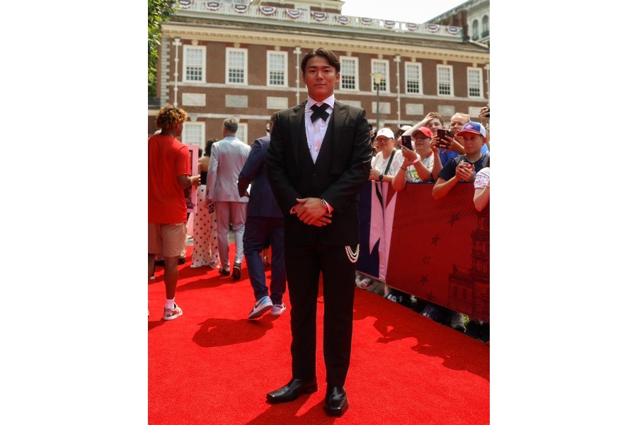 MLB公式が公開したドジャース・山本由伸【写真提供：MLB公式X】