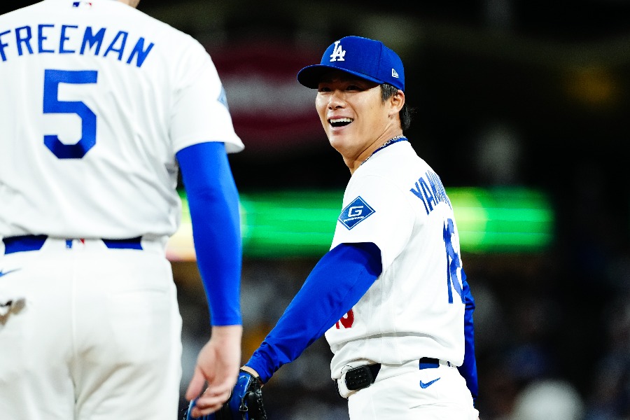 ドジャース・山本由伸【写真：黒澤崇】