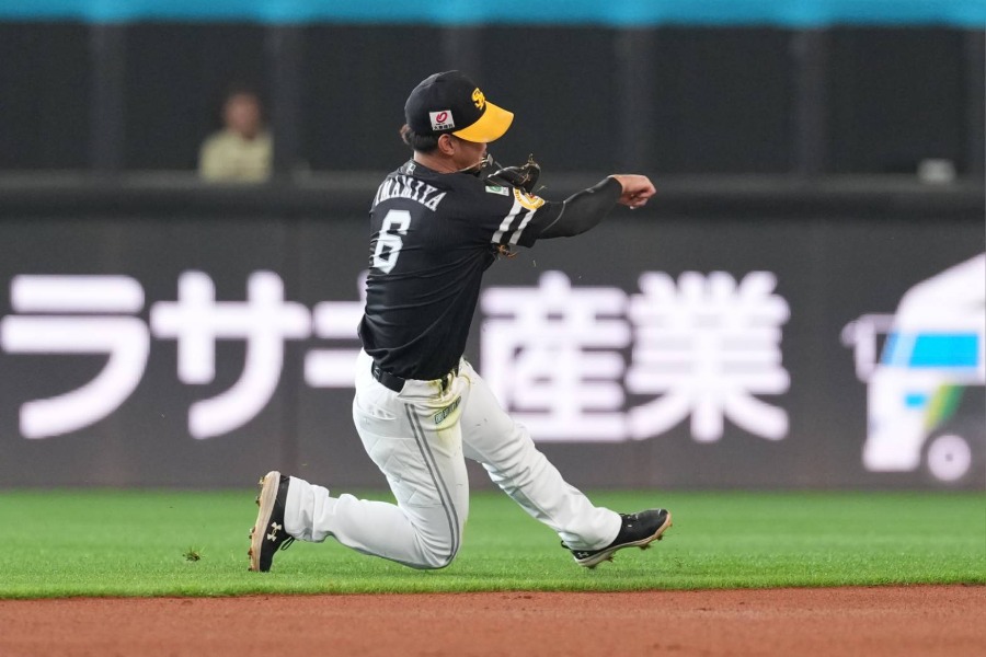 日本ハム戦に出場したソフトバンク・今宮健太【写真:井上学】