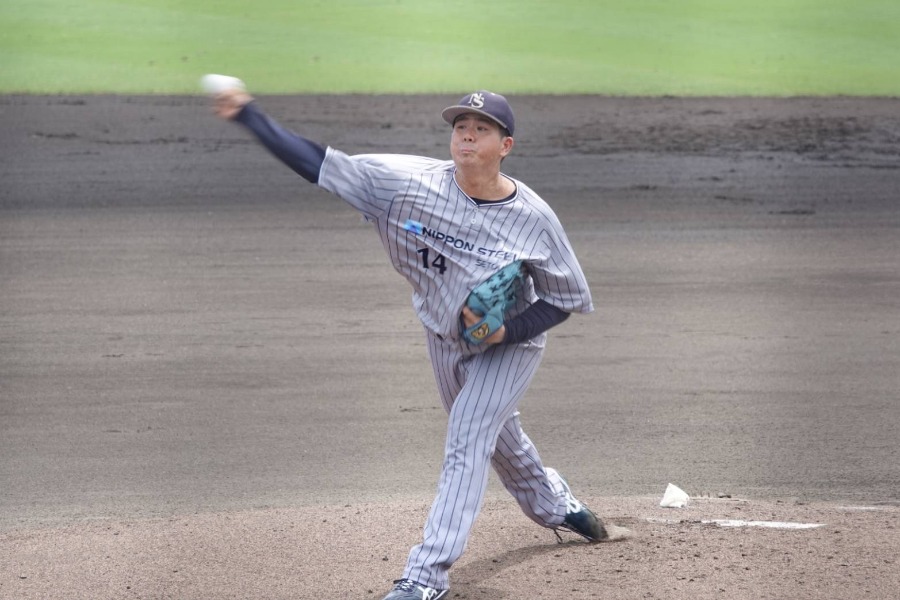日本製鉄瀬戸内・下堂翔史【写真：橋本健吾】