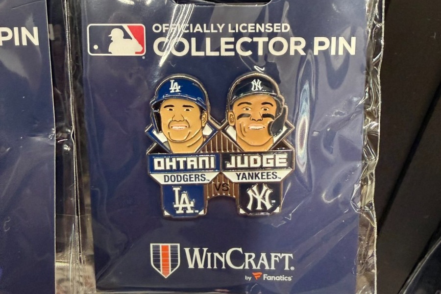 大谷翔平とアーロン・ジャッジのコラボグッズ【写真：編集部】