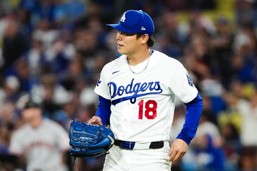 ドジャース・山本由伸【写真：荒川祐史】