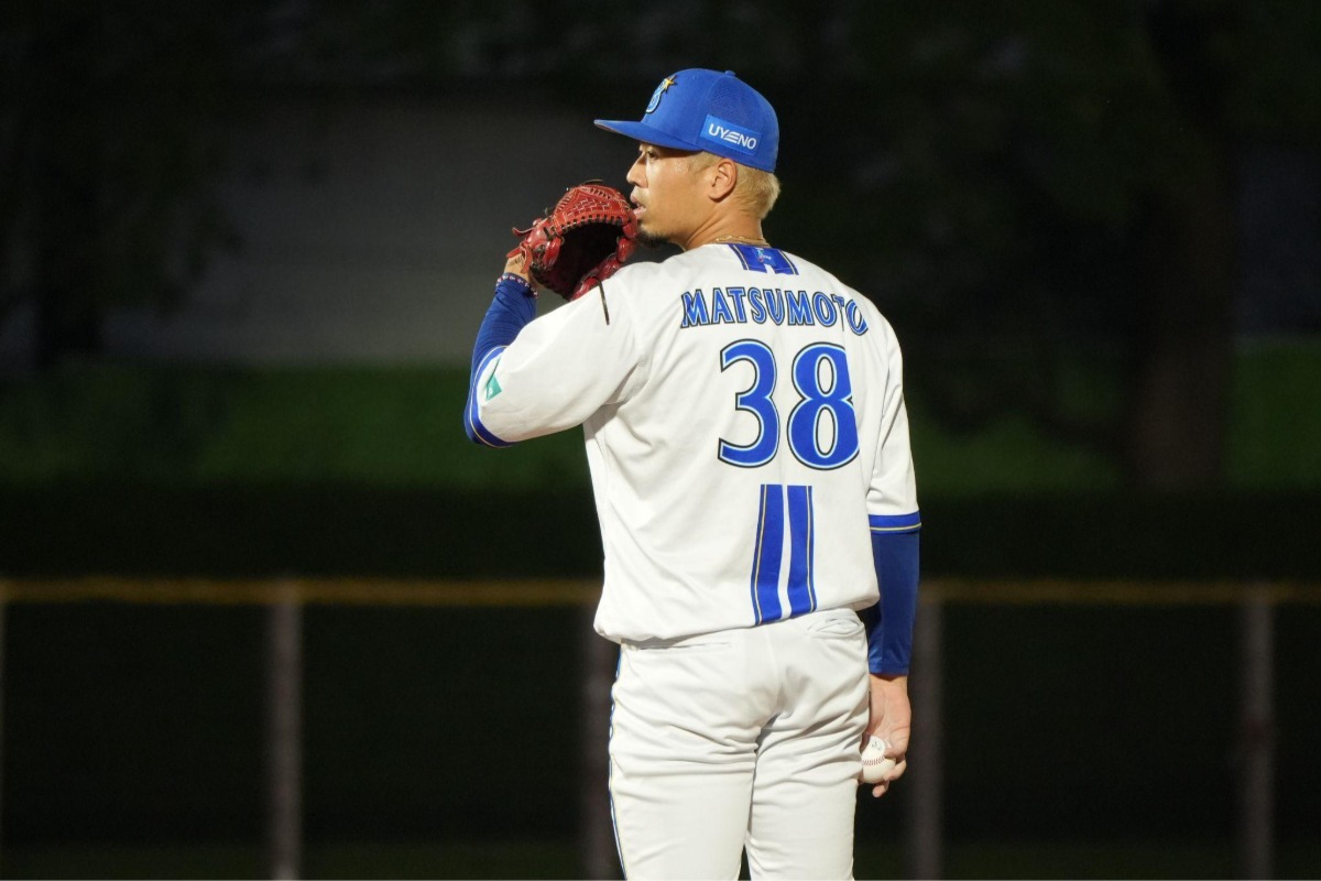 自身の投球に手応えを掴み始めているDeNA・松本凌人【写真：町田利衣】