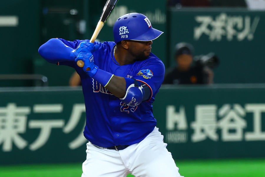 中日のミゲル・サノ―【写真：加治屋友輝】