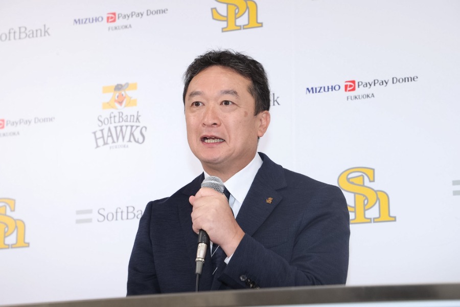 ソフトバンク・三笠杉彦GM【写真:栗木一考】