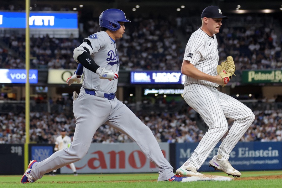 第3打席、一ゴロに倒れたドジャース・大谷翔平【写真:ロイター】