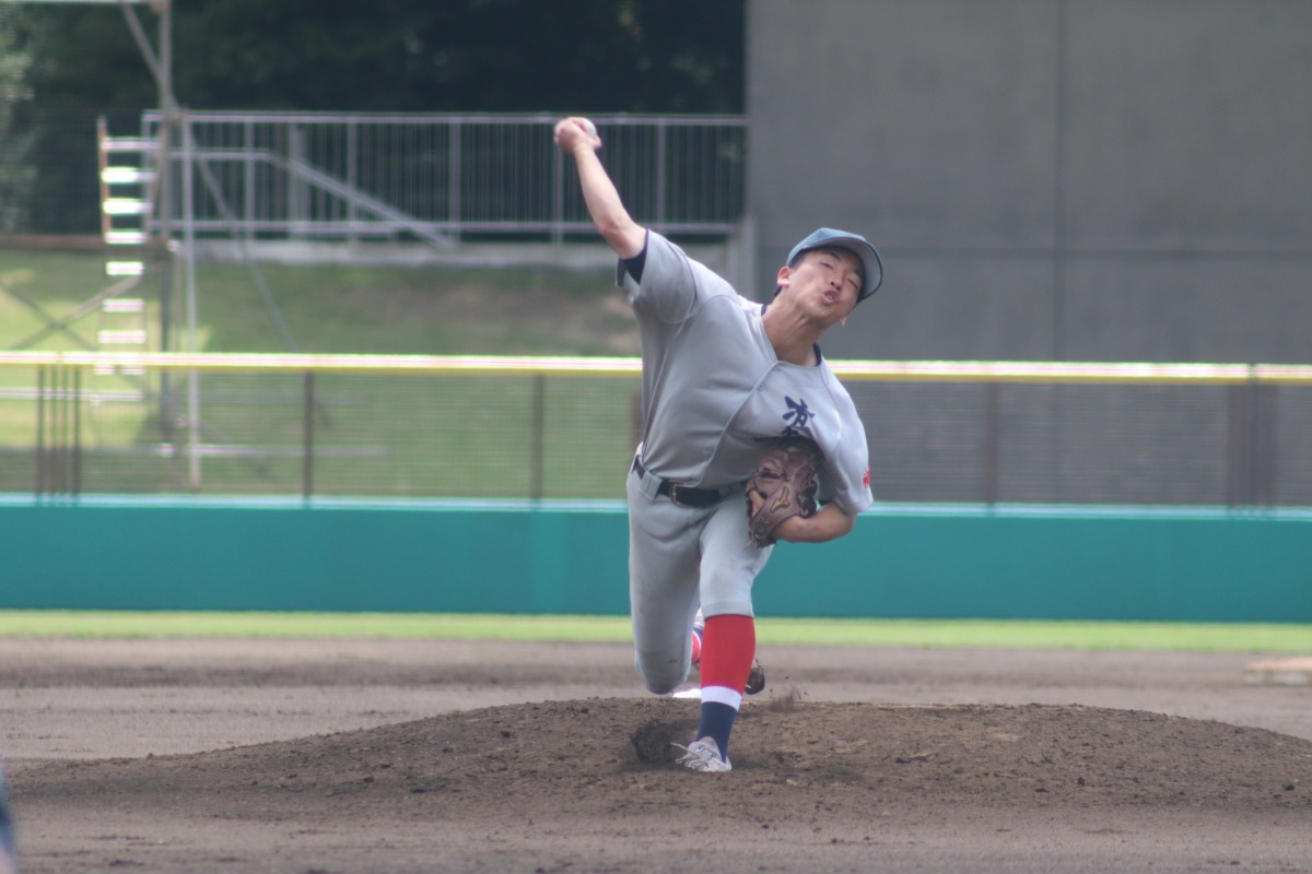 市ヶ尾のエース・大塚遼【写真：大利実】