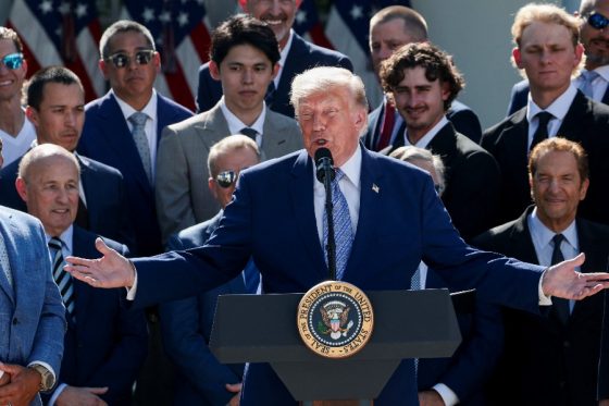 トランプ大統領が「恥ずかしい失言」　ド軍の前で「気づいてない」…米紙が指摘