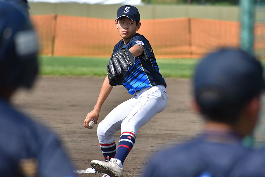 2番手で登板した埼玉武蔵リーグ・小林青央【写真:高橋幸司】