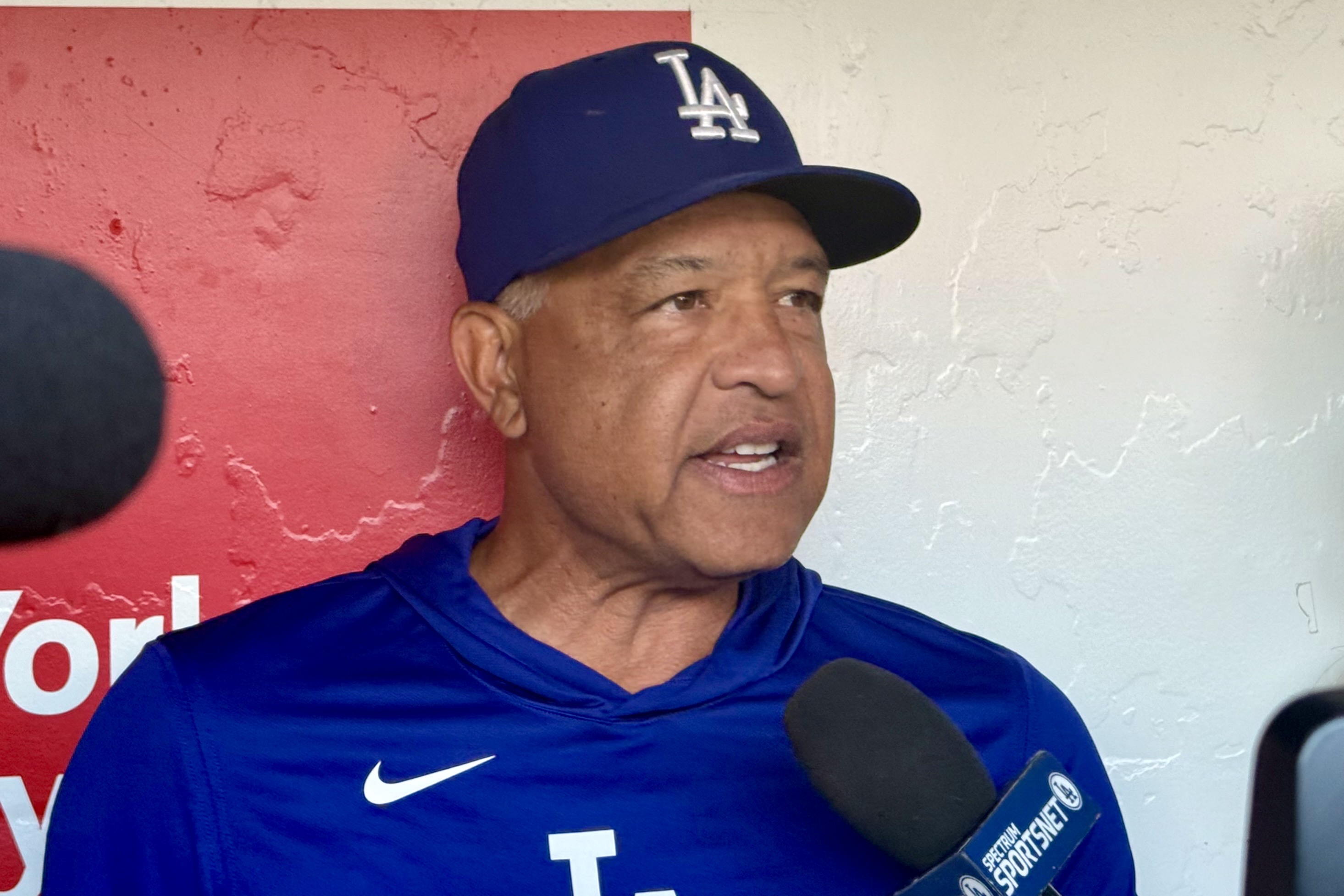ドジャースのデーブ・ロバーツ監督【写真：小谷真弥】