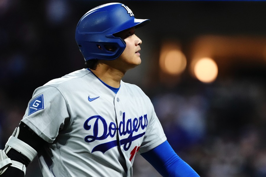メッツ戦に「1番・DH」で先発したドジャース・大谷翔平【写真:黒澤崇】