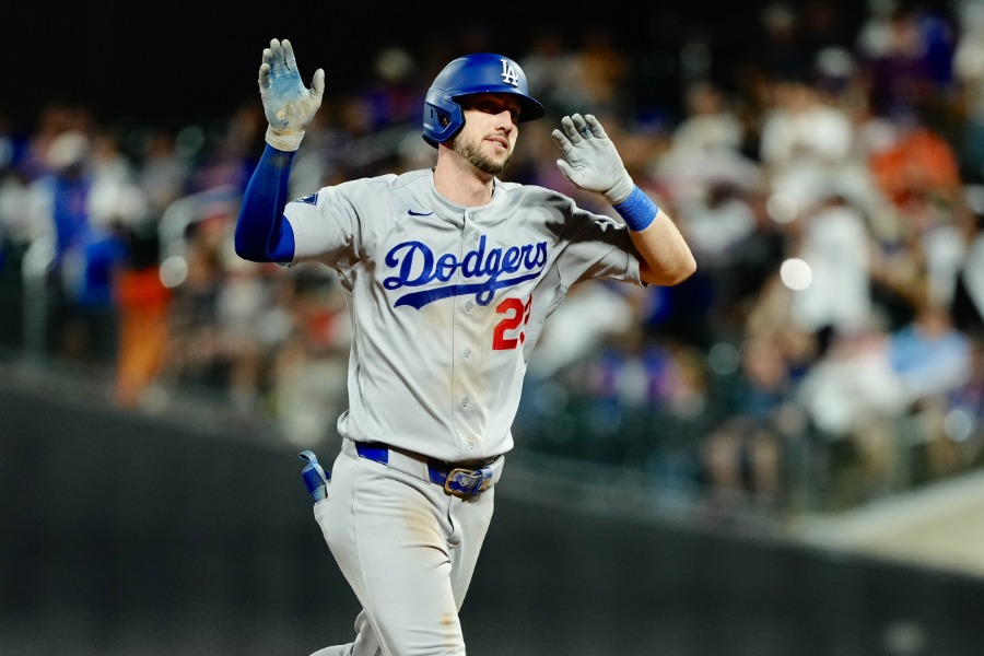 8回にダメ押し2ランを放ったドジャースのカイル・タッカー【写真：黒澤崇】