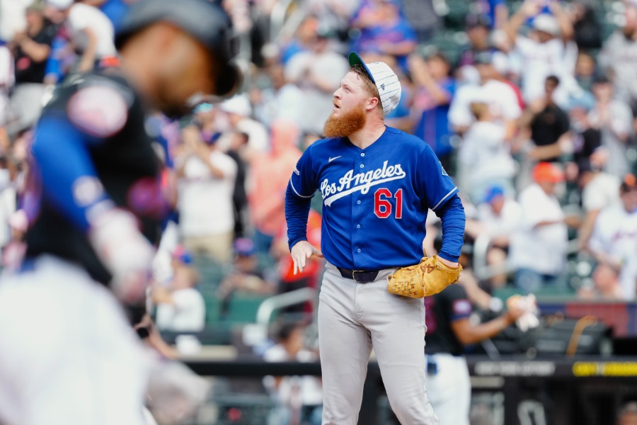 痛恨の3ランを浴びたドジャースのウィル・クライン【写真:黒澤崇】