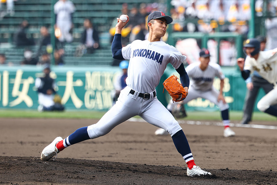 横浜・織田翔希【写真：加治屋友輝】