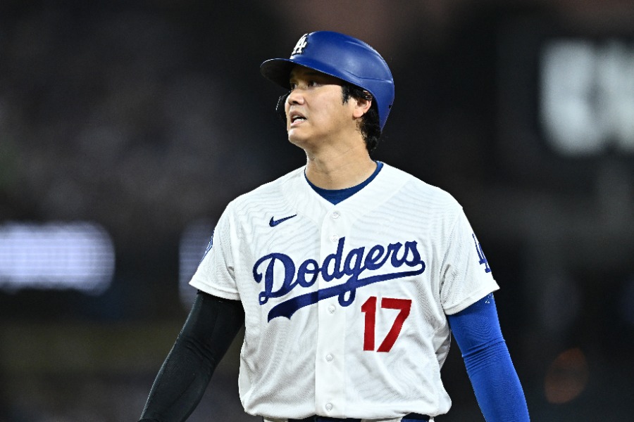 マリナーズ戦に出場したドジャース・大谷翔平【写真：ロイター】