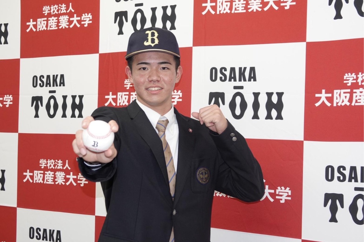 大阪桐蔭からドラフト2位で入団した森陽樹【写真：木村竜也】