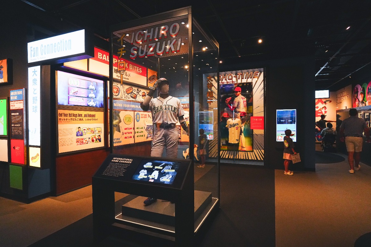 企画展「YAKYU」が博物館の中でも屈指の人気エリアに【写真：荒川祐史】