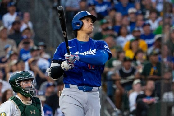 大谷翔平、25号先頭打者弾　今永から豪快ライナー弾、敵地騒然…イチローの日本人記録に「あと2本」