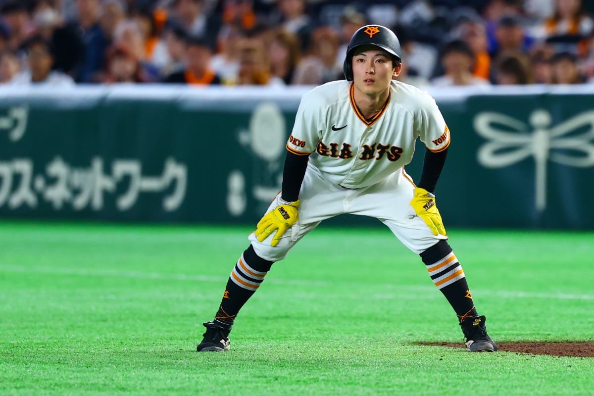 2年目ながら盗塁王を争っている巨人・浦田俊輔【写真：加治屋友輝】