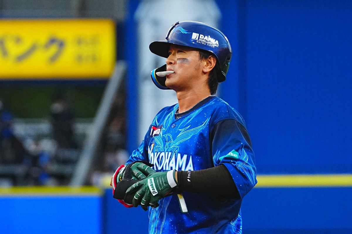 5日の阪神戦で今季初スタメンとなったDeNA・関根大気【写真：荒川祐史】