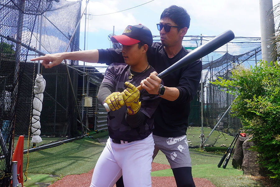 つくばポニーで監督を務める元楽天・森田丈武さん【写真:尾辻剛】