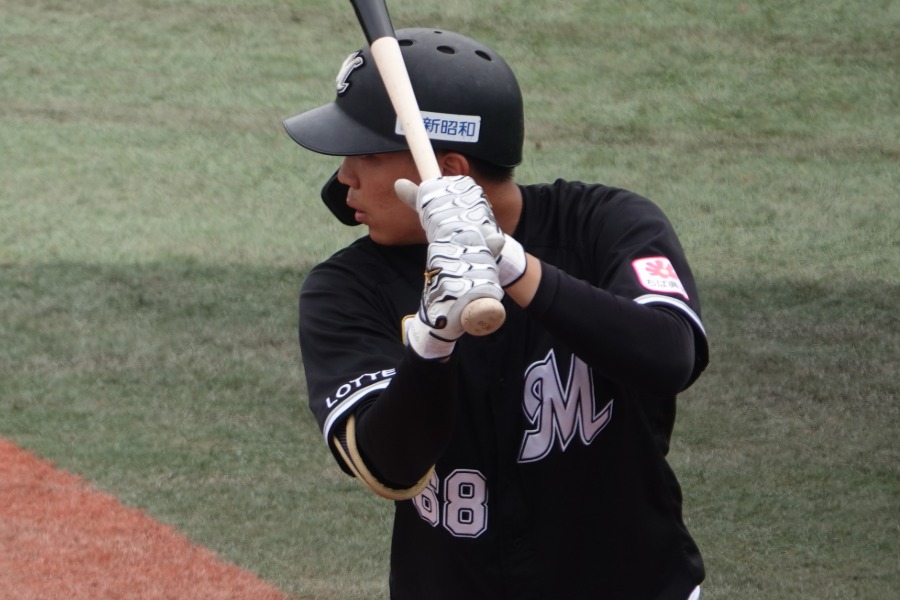 ロッテ・金田優太【写真:町田利衣】