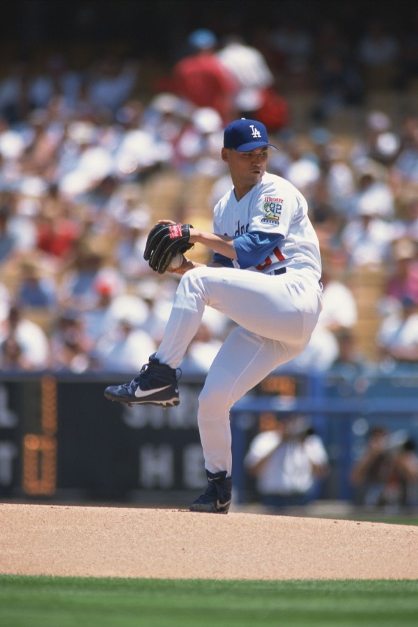 ドジャース時代の朴賛浩【写真：アフロ】